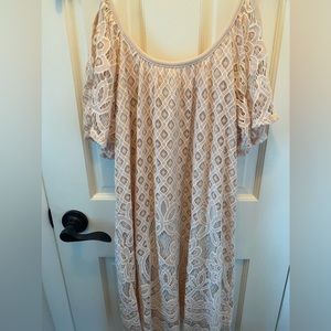Venus Lace Cold Shoulder Dress